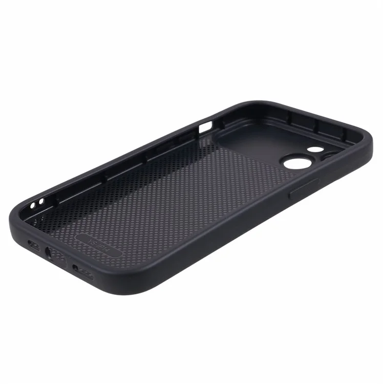 For iPhone 14 Plus Slim-Fit TPU Phone Case Matte Surface Protective Cell Phone Cover (Precise Rear Lens Cutout) - Black