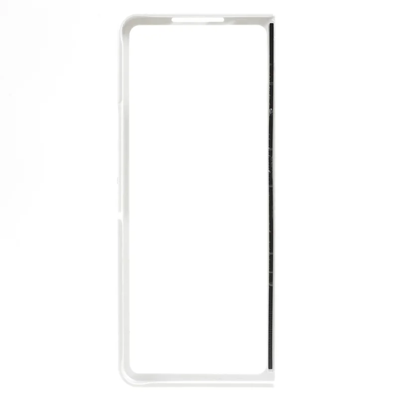 For Samsung Galaxy Z Fold5 5G Kickstand Phone Case PC+TPU Dual Layer Protective Cover - White