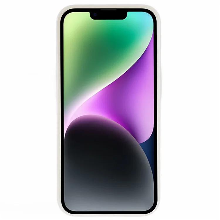 KSTDESIGN Icenets Series For iPhone 14 Plus Breathable Cooling Case Hard PC Heat Dissipation Phone Cover with Lens Film - White