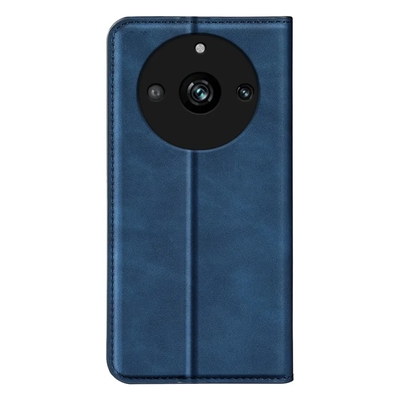 Phone Case for Realme 11 Pro 5G / 11 Pro+ 5G , PU Leather Skin-touch Wallet Stand Phone Cover - Blue