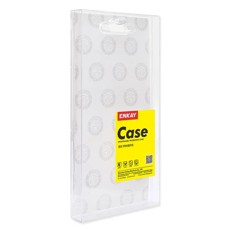 ENKAY HAT PRINCE para Oppo A78 4G Funda de teléfono de TPU transparente HD Tira antideslizante Borde del teléfono Cubierta de la carcasa