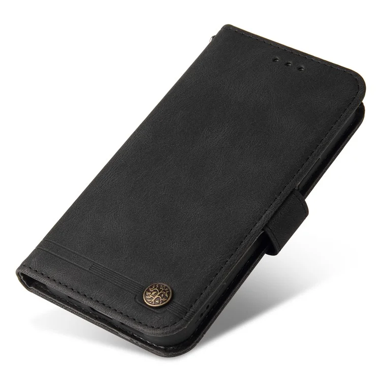 For OnePlus Nord CE3 5G / Oppo K11 5G Leather Wallet Cases Skin Touch Phone Cover Stand with Strap - Black