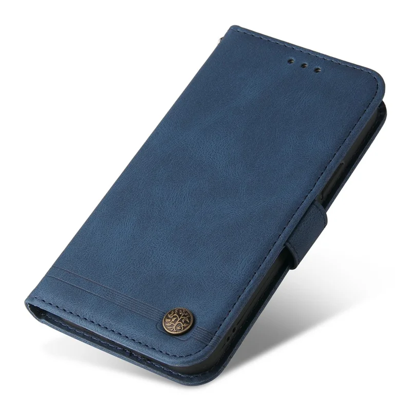 For Honor X50 5G / X9b 5G / Magic6 Lite 5G / X50 GT 5G Leather Wallet Cases Skin Touch Phone Cover Stand with Strap - Blue