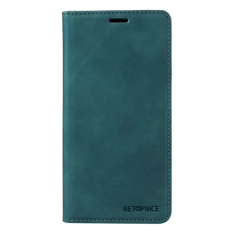 BETOPNICE 003 Para Oppo Reno10 Pro+ 5G Funda de Billetera de Cuero de PU con Bloqueo RFID Flip Stand Phone Case - Verde