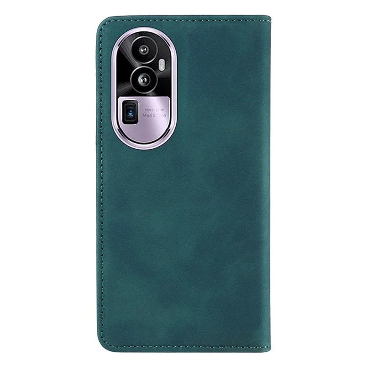 BETOPNICE 003 Para Oppo Reno10 Pro+ 5G Funda de Billetera de Cuero de PU con Bloqueo RFID Flip Stand Phone Case - Verde