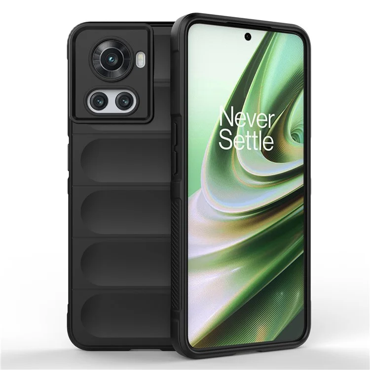 Soft TPU Phone Case for OnePlus Ace 5G / 10R 5G , Shockproof Rugged Protection Cover - Black