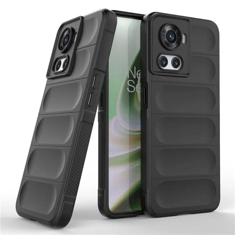 Soft TPU Phone Case for OnePlus Ace 5G / 10R 5G , Shockproof Rugged Protection Cover - Black