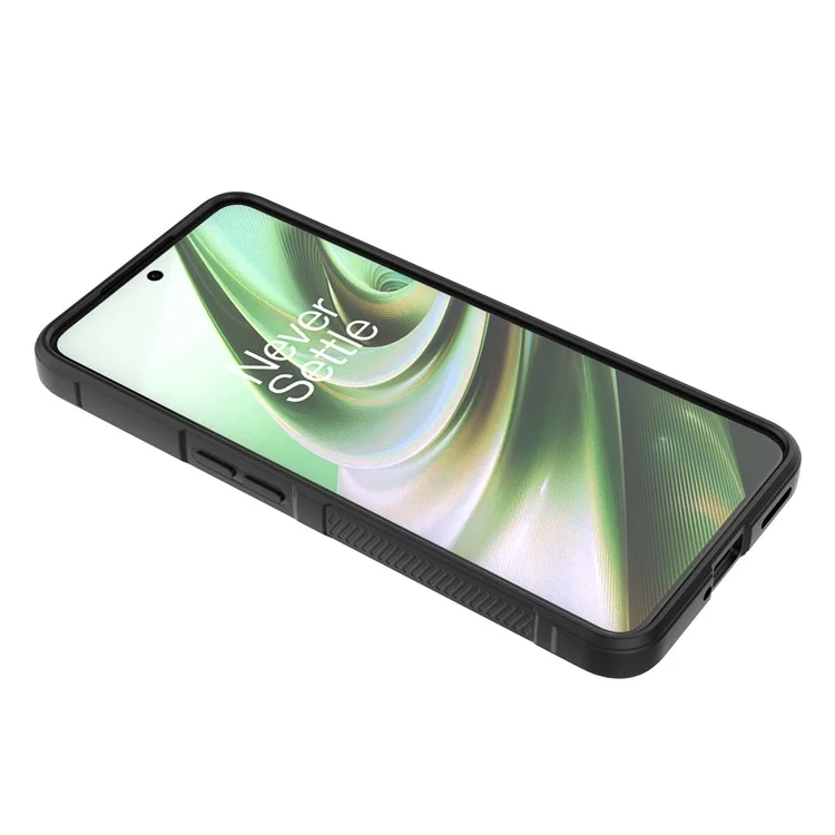 Soft TPU Phone Case for OnePlus Ace 5G / 10R 5G , Shockproof Rugged Protection Cover - Black