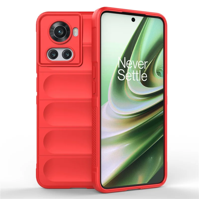 Soft TPU Phone Case for OnePlus Ace 5G / 10R 5G , Shockproof Rugged Protection Cover - Red