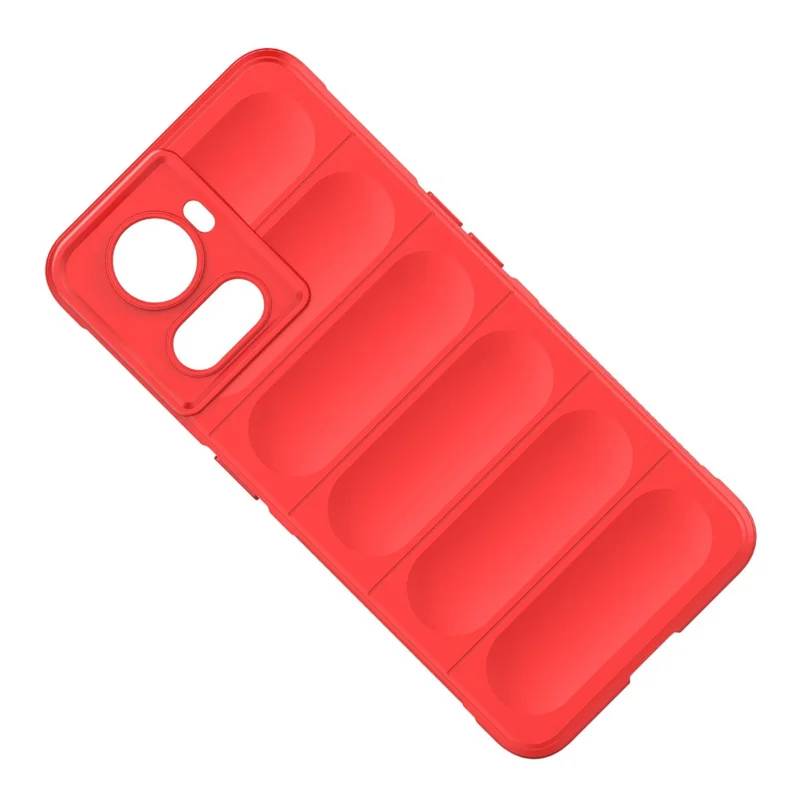 Soft TPU Phone Case for OnePlus Ace 5G / 10R 5G , Shockproof Rugged Protection Cover - Red