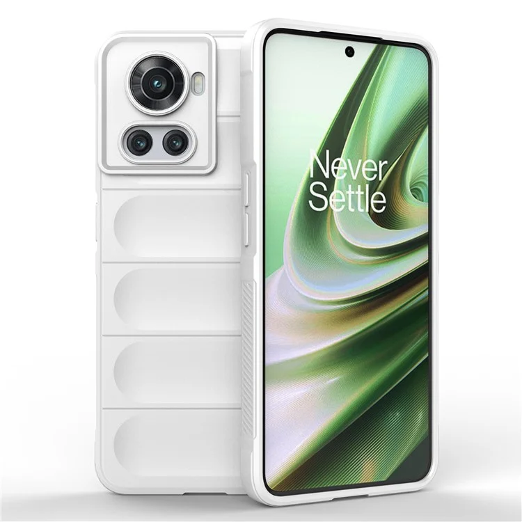 Custodia per telefono in TPU morbido per OnePlus Ace 5G / 10R 5G, cover di protezione resistente agli urti - Bianco