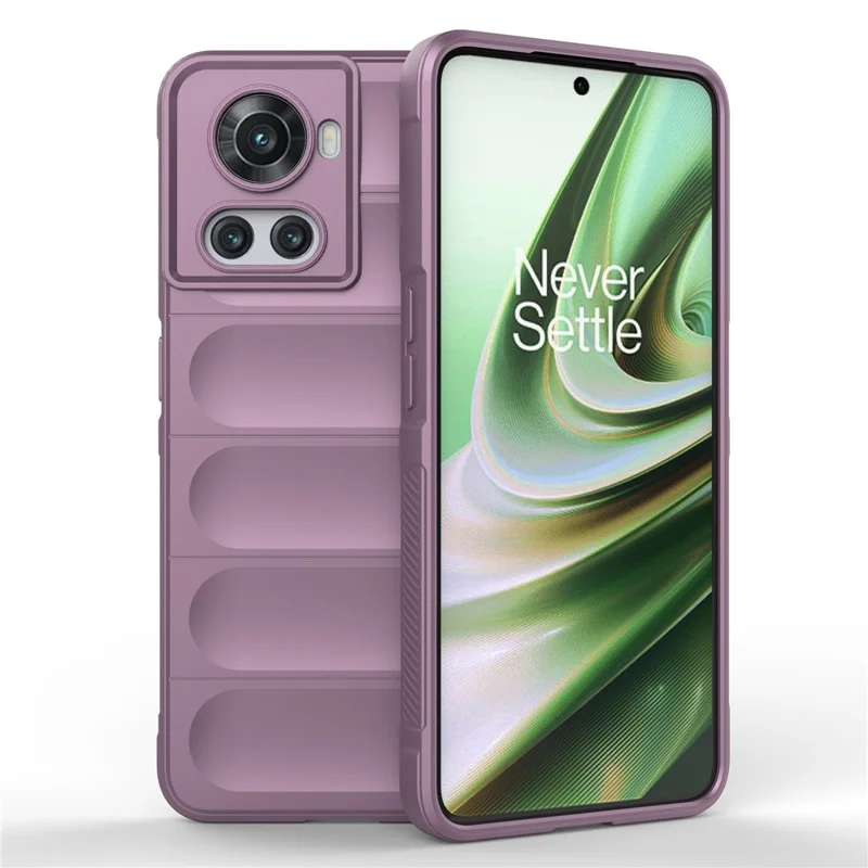 Soft TPU Phone Case for OnePlus Ace 5G / 10R 5G , Shockproof Rugged Protection Cover - Light Purple