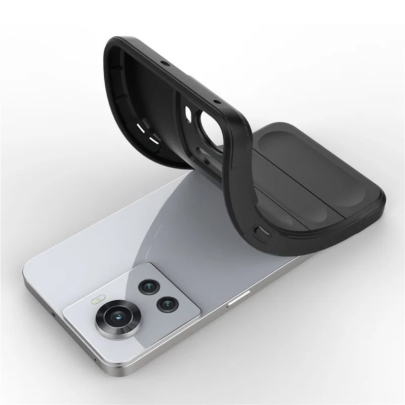 Soft TPU Phone Case for OnePlus Ace 5G / 10R 5G , Shockproof Rugged Protection Cover - Light Purple