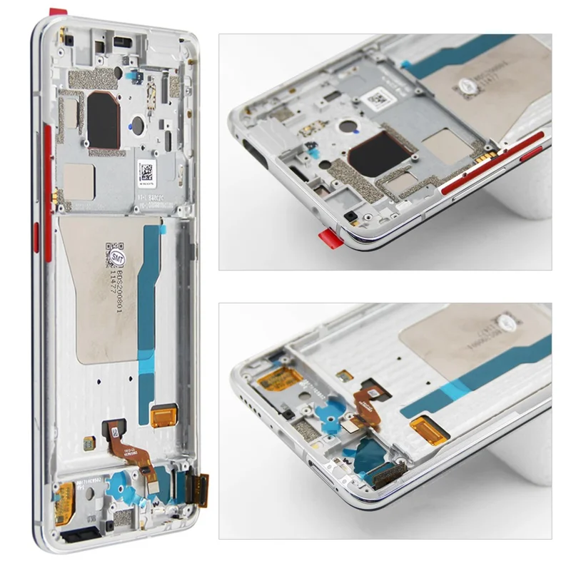 For Xiaomi Redmi K30 Pro / Poco F2 Pro Grade C OLED Screen and Digitizer Assembly + Frame Repair Part (without Logo) - Silver