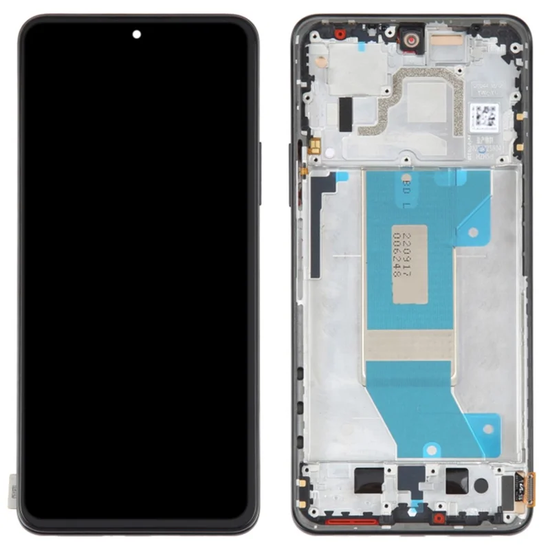 For Xiaomi Redmi K50 / K50 Pro Grade C LCD Screen and Digitizer Assembly + Frame (TFT Technology) (without Logo) - Black
