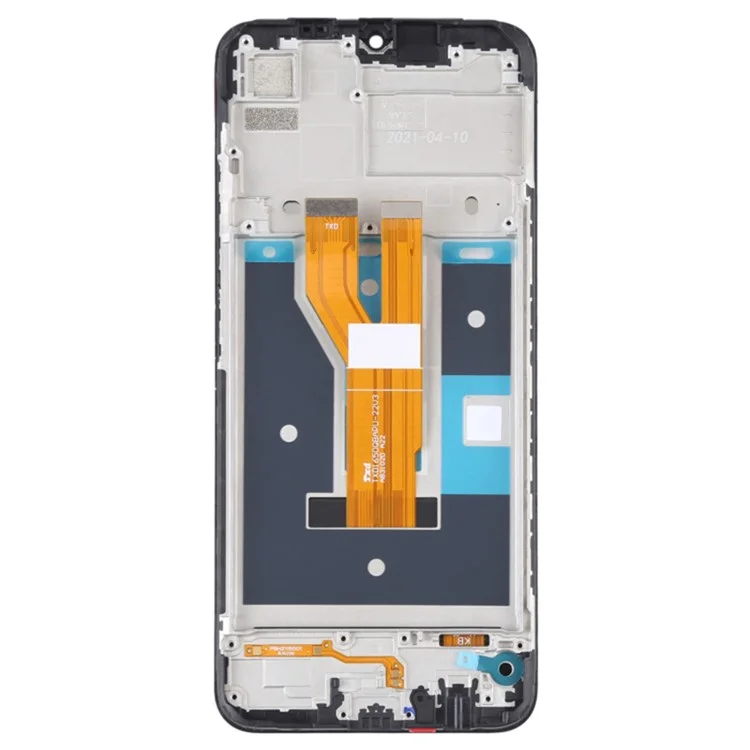 Para Realme C20 / C21 4G / C11 (2021) Grade C LCD Screen and Digitizer Assembly + Peça de Substituição de Estrutura (sem logotipo)