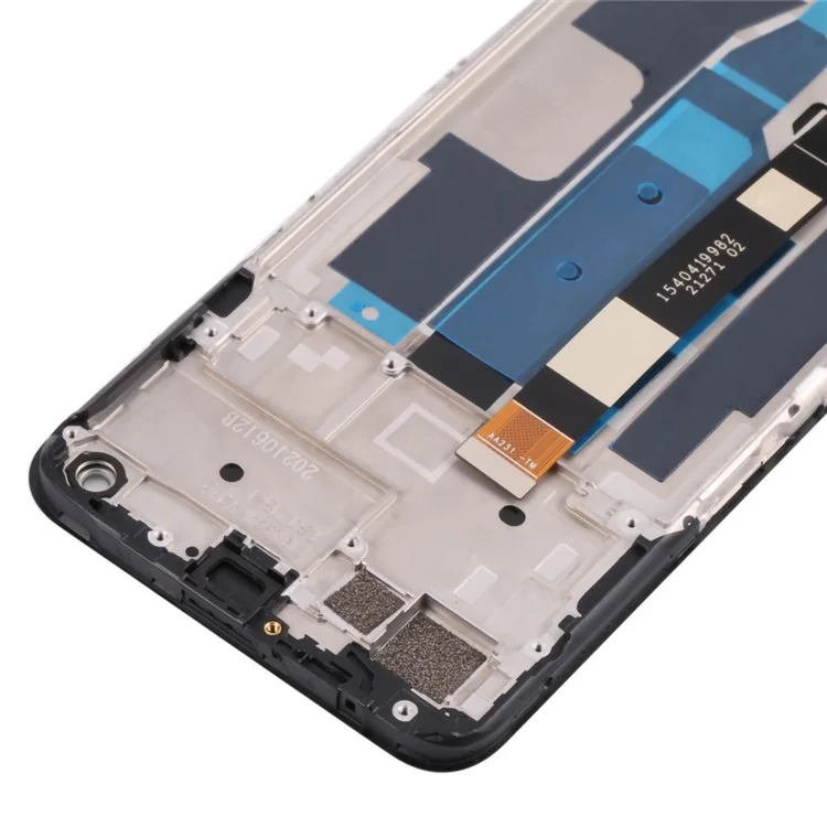 Para Realme 8 5G RMX3241 Pantalla LCD y Conjunto de Digitalizador de Grado B + Pieza de Reparación de Marco (sin Logotipo)