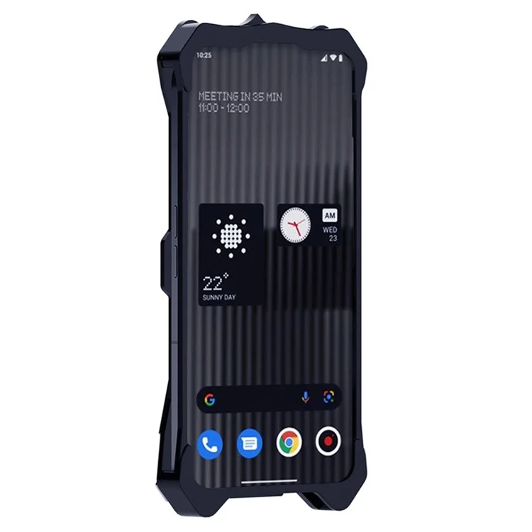 Per Nothing Phone (2) Custodia per telefono in lega di alluminio di stile Shockproof