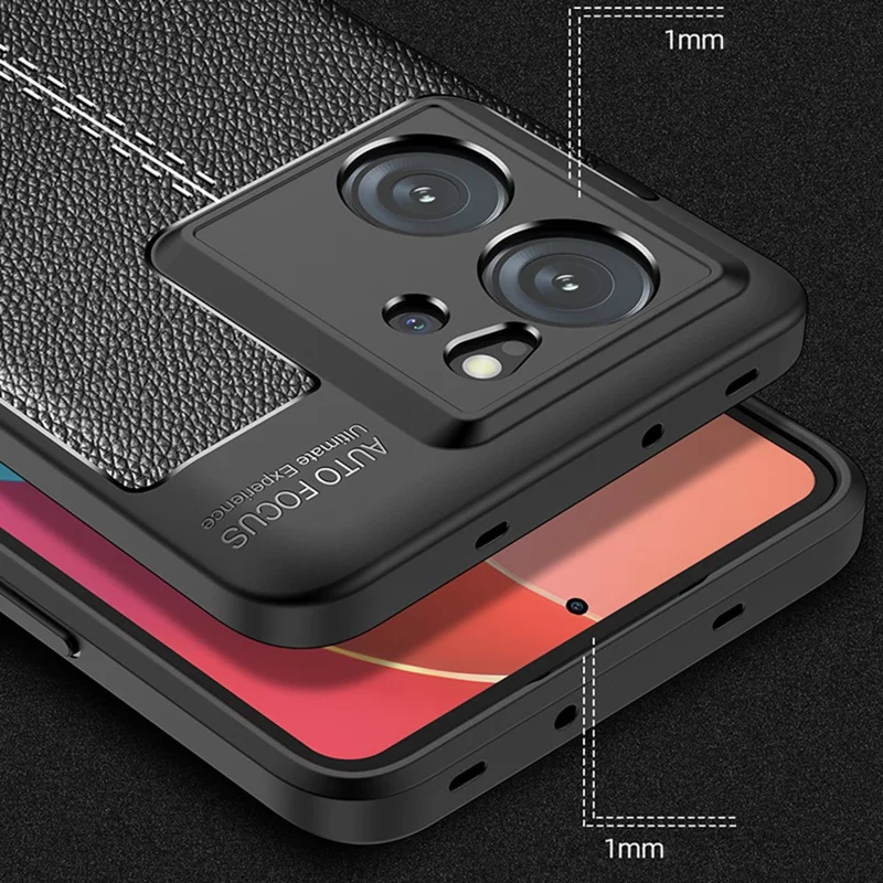 For Xiaomi Redmi K60 Ultra / 13T / 13T Pro Litchi Texture TPU Phone Case Anti-scratch Protective Phone Cover - Blue
