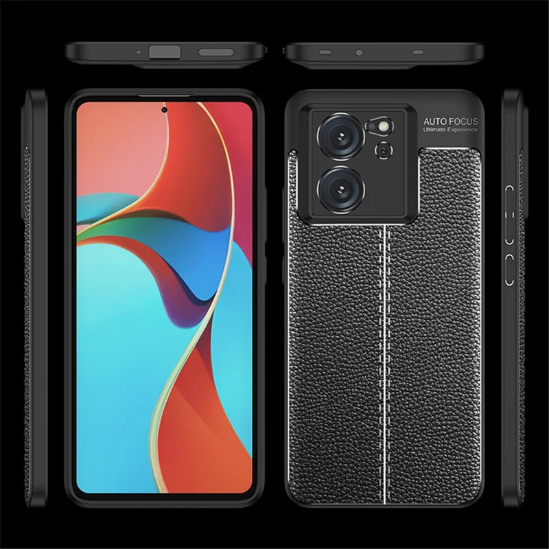 For Xiaomi Redmi K60 Ultra / 13T / 13T Pro Litchi Texture TPU Phone Case Anti-scratch Protective Phone Cover - Blue