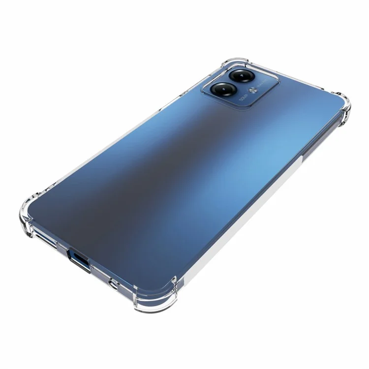 Для Motorola Moto G14 4G Мягкий TPU Чехол для сотового телефона Супер прозрачный Anti-Slip Мобильный телефон Cover