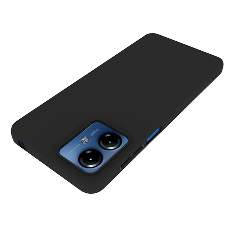 Anti-Scratch Phone Cover for Motorola Moto G14 4G , TPU Phone Shell Matte Back Case - Black