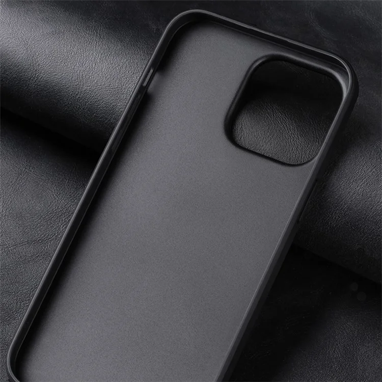 X-LEVEL Bojue-3 Series Para iPhone 15 Cubierta Protectora de Cuero PU+TPU Resistente a Arañazos - Negro