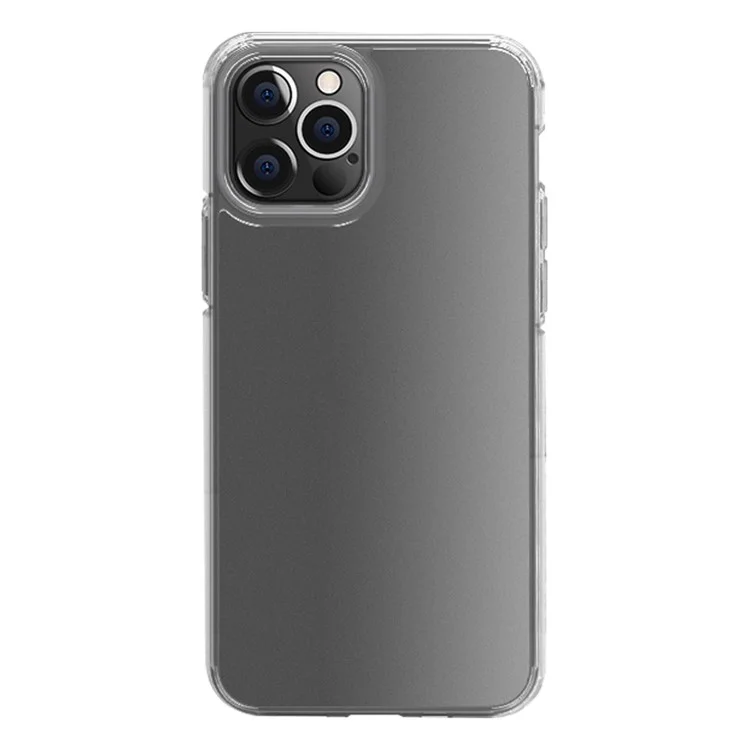 X-LEVEL Hard PC Soft TPU Phone Case for iPhone 15 Pro Shockproof Anti-Drop Matte Phone Shell - Transparent