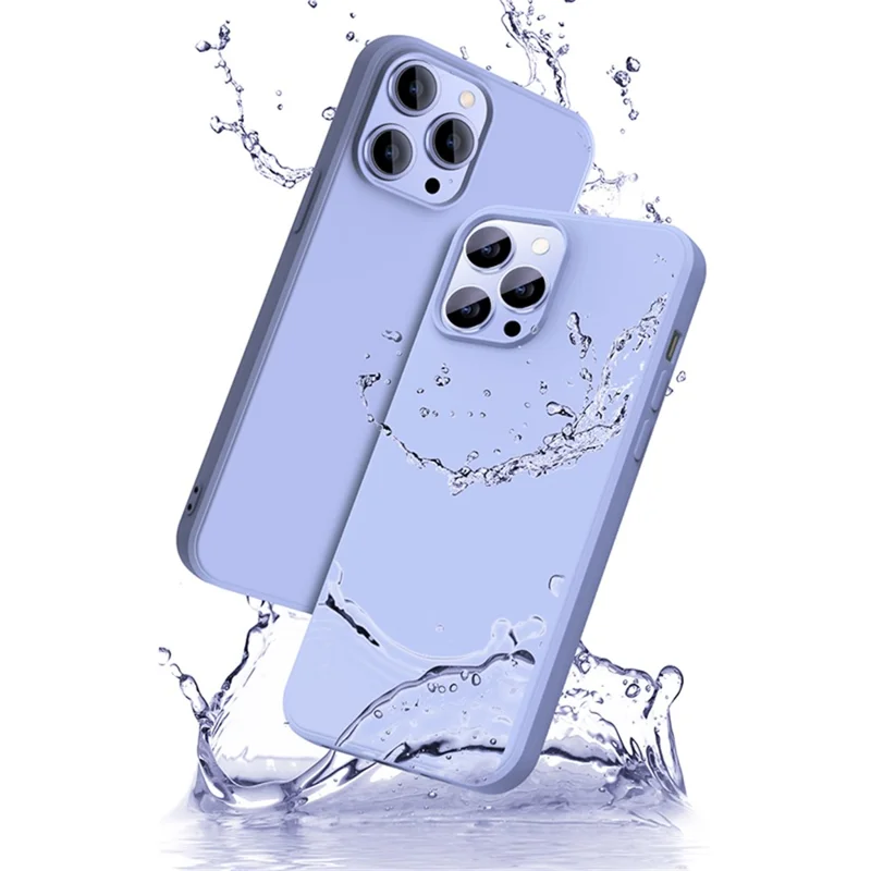 X-LEVEL For iPhone 15 Pro Max Anti-drop TPU Phone Case Liquid Silicone Texture Protection Cover - Purple