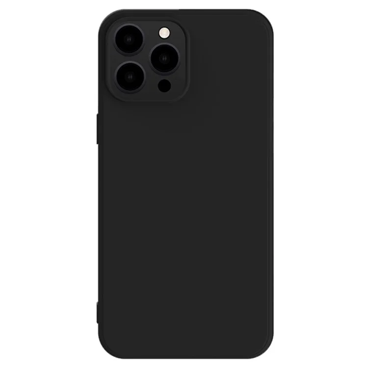 X-LEVEL For iPhone 15 Pro Max Anti-drop TPU Phone Case Liquid Silicone Texture Protection Cover - Black