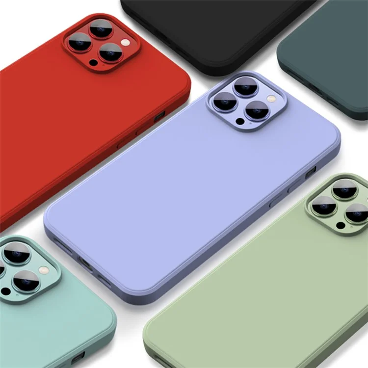 X-LEVEL For iPhone 15 Pro Max Anti-drop TPU Phone Case Liquid Silicone Texture Protection Cover - Black