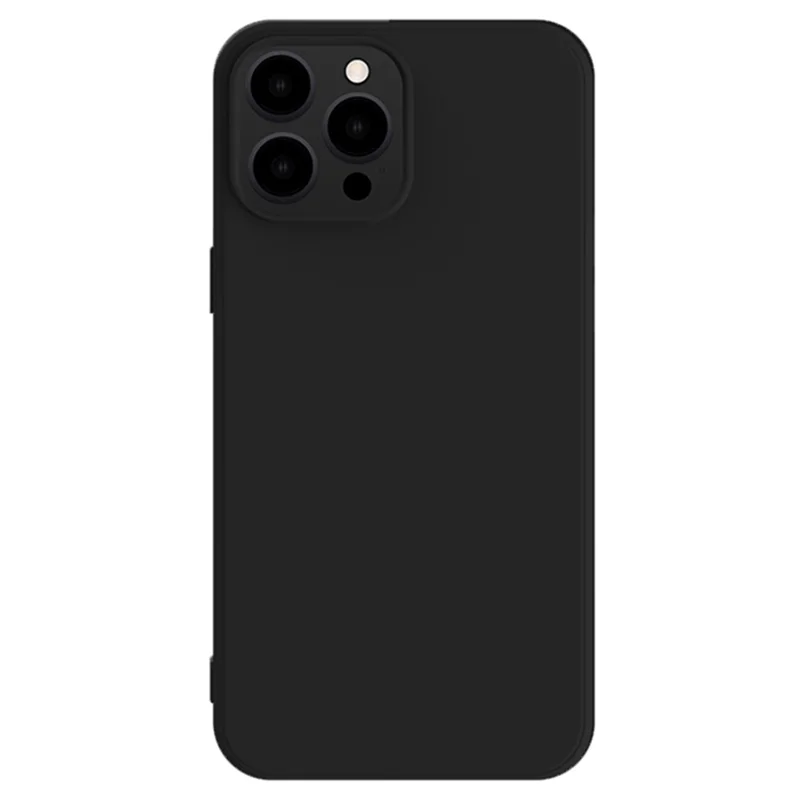 X-LEVEL Per iPhone 15 Pro Custodia Morbida in TPU Texture Silicone Liquido Antishock - Nero