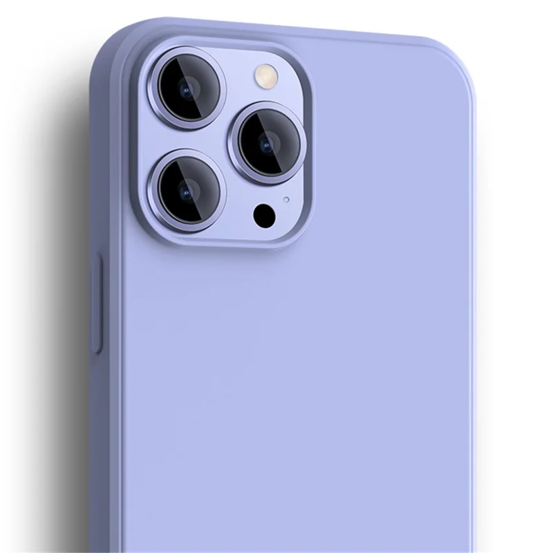 X-LEVEL Per iPhone 15 Pro Custodia Morbida in TPU Texture Silicone Liquido Antishock - Nero