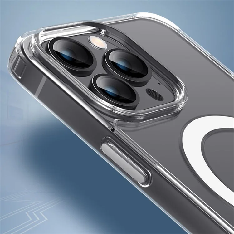 X-LEVEL Stoßfestes Handyhülle für iPhone 15 Pro Max TPU+PC Ultra Klare Handyhülle kompatibel mit MagSafe