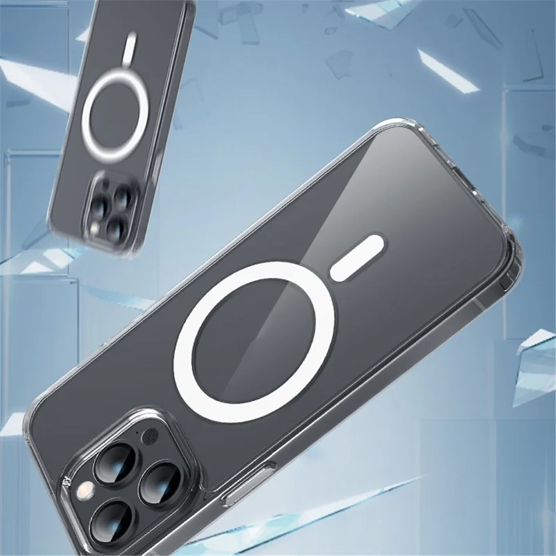 Capa de Proteção Antichoque X-LEVEL para iPhone 15 Compatível com MagSafe, Capa de Telefone TPU+PC Ultra Clara