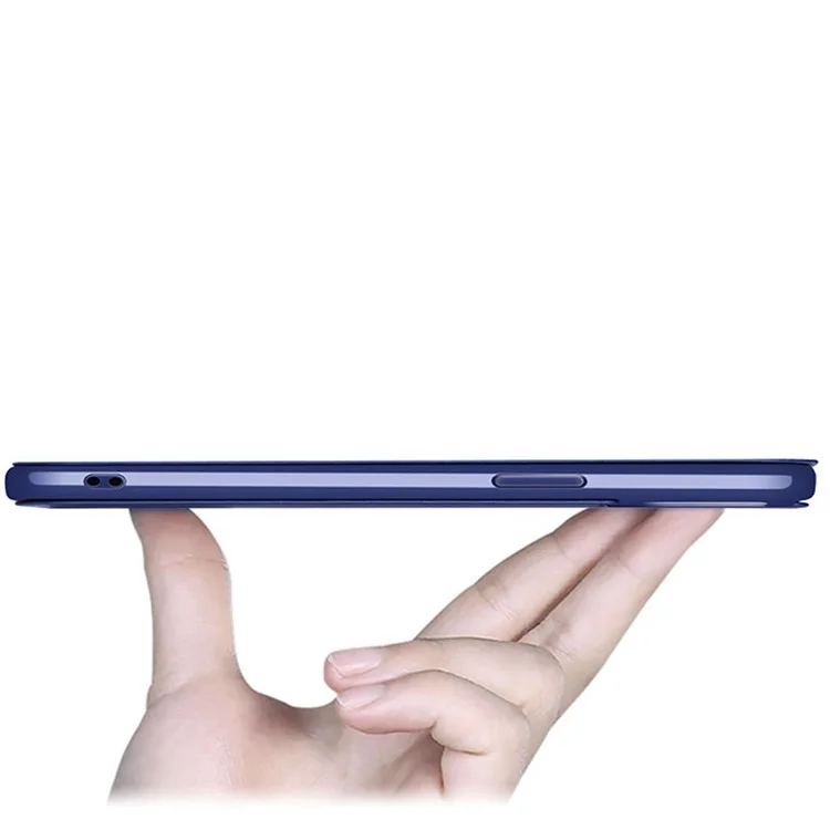 X-LEVEL Colorful-? Series Shockproof Stand Case for iPhone 15 Plus Magnetic Closure PU Leather Flip Cover - Dark Blue