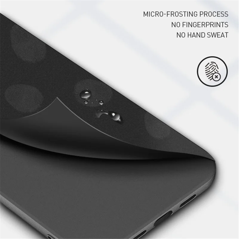 X-LEVEL Guardian Series For iPhone 15 Pro Matte Phone Case Flexible TPU Drop-proof Cover - Black