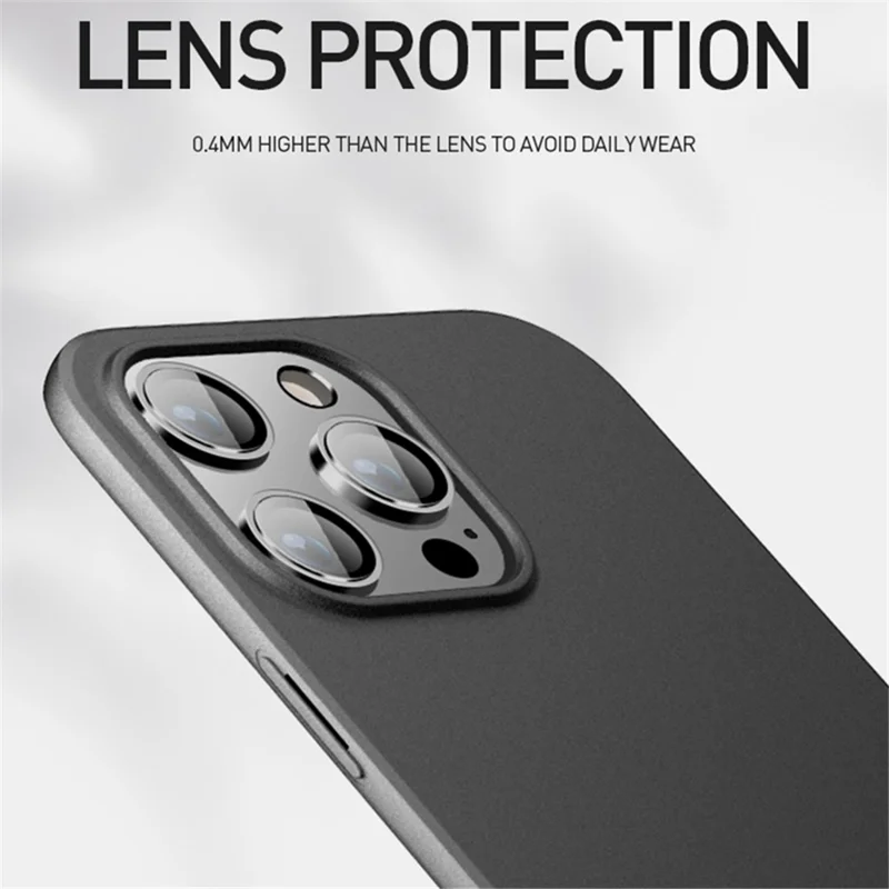 X-LEVEL Guardian Series For iPhone 15 Pro Matte Phone Case Flexible TPU Drop-proof Cover - Black