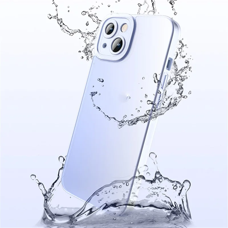 X-LEVEL For iPhone 15 Matte Phone Case Tempered Glass+TPU Lens All-Inclusive Protection Cover - Pink