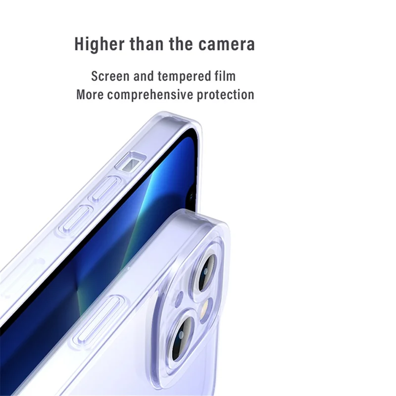 X-LEVEL For iPhone 15 Matte Phone Case Tempered Glass+TPU Lens All-Inclusive Protection Cover - Pink