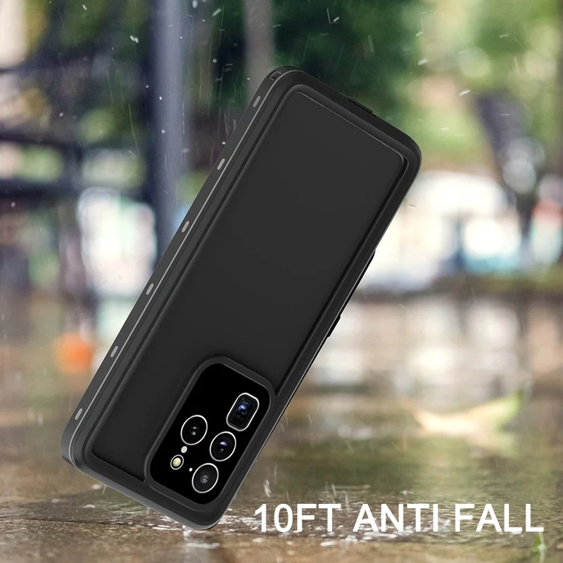 REDPEPPER Für Samsung Galaxy S20 Ultra IP68 wasserdichte Hülle Schwimmen Tauchen Klare Rückseite Handyhülle [Unterstützung Fingerabdruck-Entsperrung] - Grün