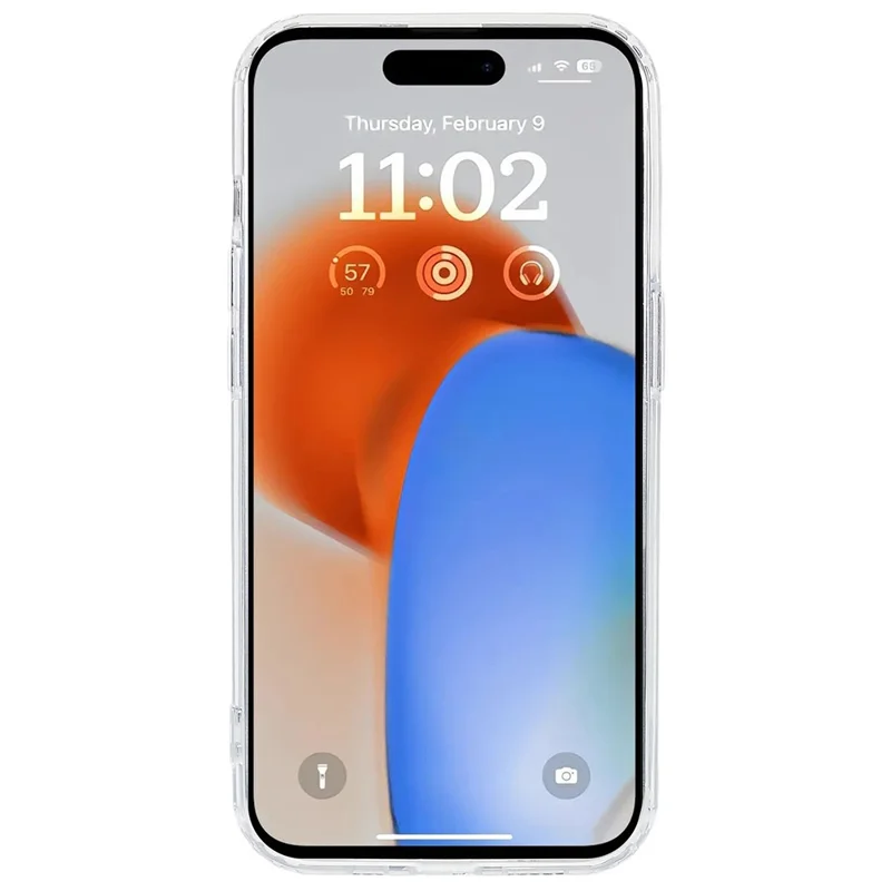 For iPhone 15 Plus Clear Magnetic Phone Case Compatible with MagSafe Acrylic + TPU Drop-proof Cover