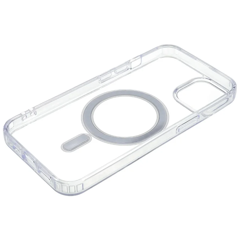 For iPhone 15 Plus Clear Magnetic Phone Case Compatible with MagSafe Acrylic + TPU Drop-proof Cover