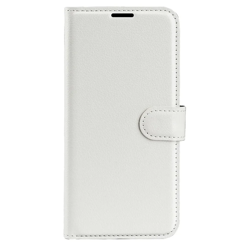 Phone Case For Oppo K11 5G Wallet Litchi Texture Shell Anti-Scratch Stand PU Leather Phone Cover - White