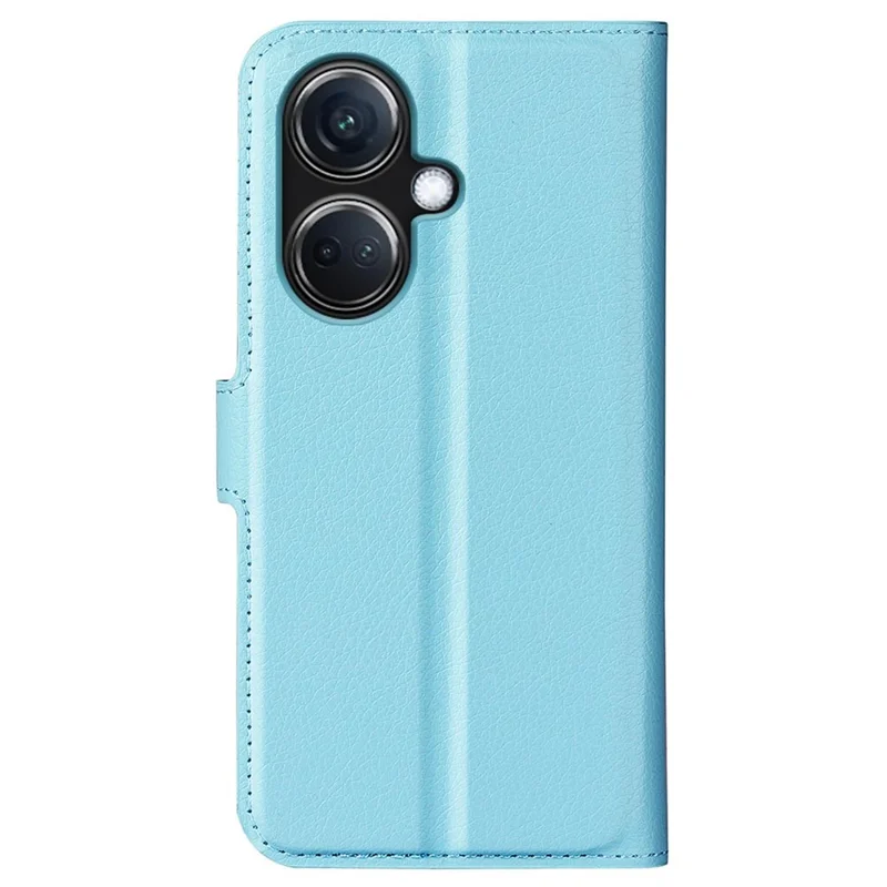 Phone Case For Oppo K11 5G Wallet Litchi Texture Shell Anti-Scratch Stand PU Leather Phone Cover - Blue