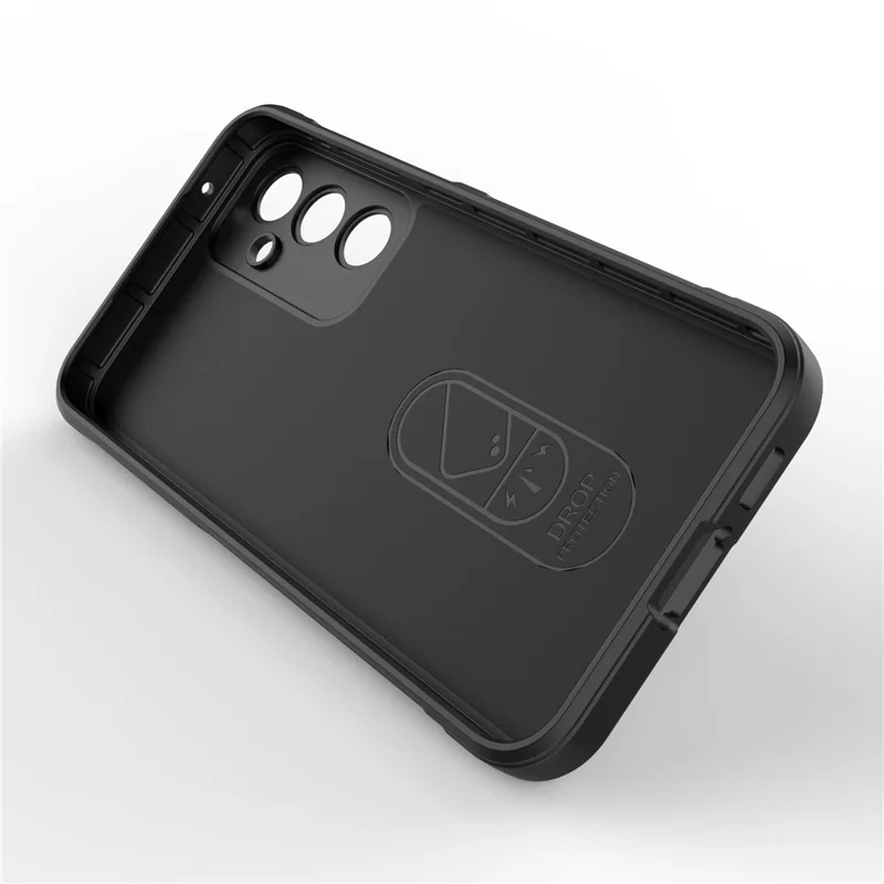 Прочный TPU-чехол для Samsung Galaxy S23 FE, противоскользящий чехол для защиты от падения - черный