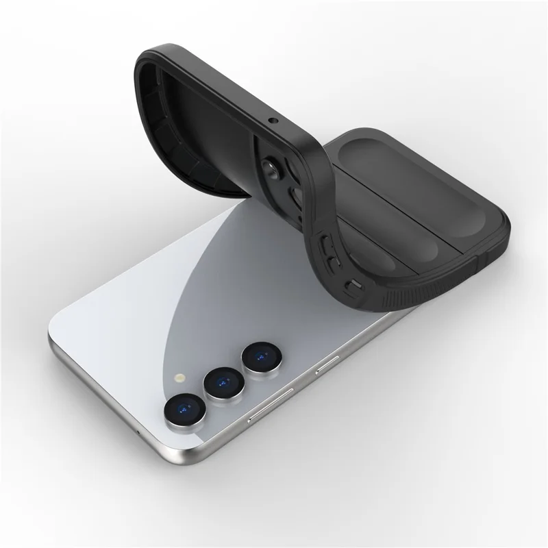 Прочный TPU-чехол для Samsung Galaxy S23 FE, противоскользящий чехол для защиты от падения - черный