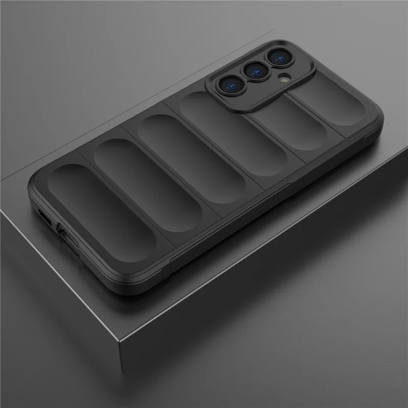 Прочный TPU-чехол для Samsung Galaxy S23 FE, противоскользящий чехол для защиты от падения - черный