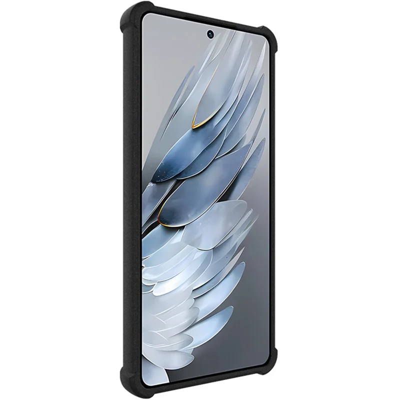 IMAK For ZTE nubia Z50S Pro 5G Matte Phone Case Airbag Corner TPU Phone Cover - Black