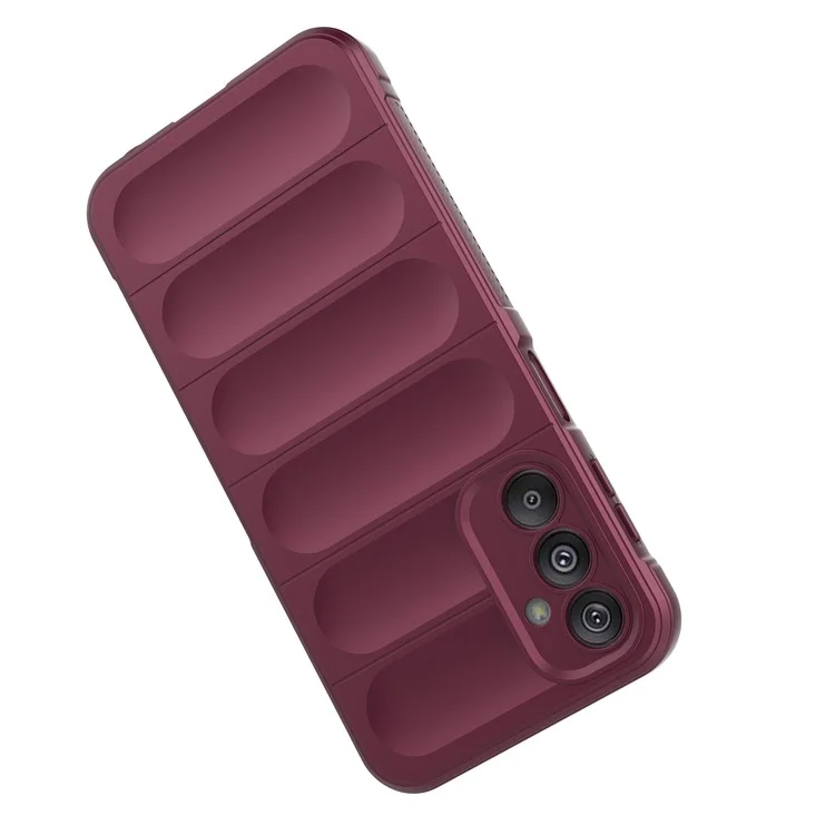 Ударопрочный чехол для телефона для Samsung Galaxy F34 5G / M34 5G Защитная прочная TPU-крышка для телефона - вино красный